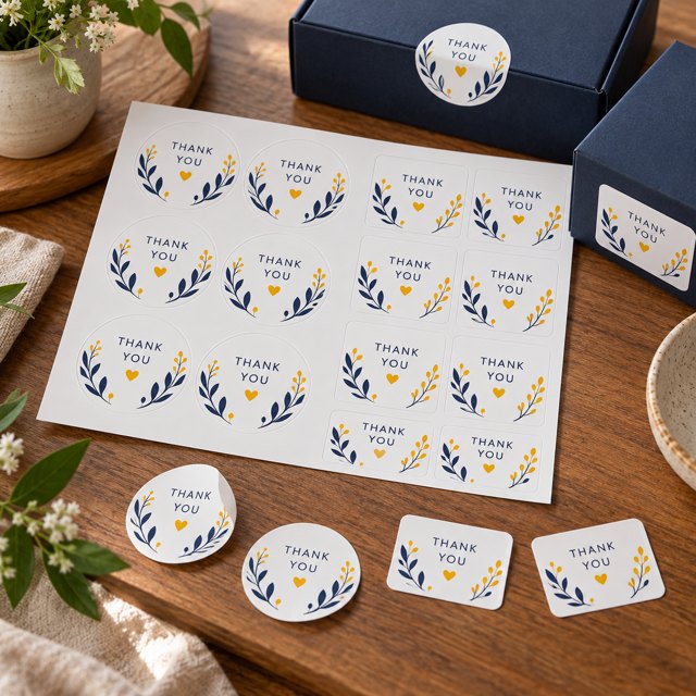 Vinyl stickers and labels — illustrative product example