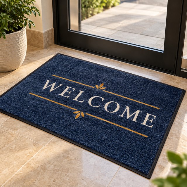 Custom printed carpet mat — illustrative product example