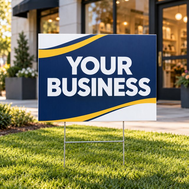 Signage — illustrative product example